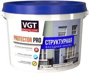 ВГТ Protector Pro структурная фасадная краска