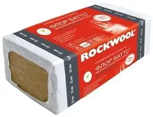 Rockwool Флор Баттс звукоизоляционная плита из каменной ваты бесшумный пол