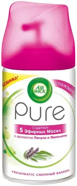 Air Wick Freshmatic Air Wick Pure 5 Эфирных Масел Пачули и Эвкалипт сменный баллон к автоматическому освежителю воздуха