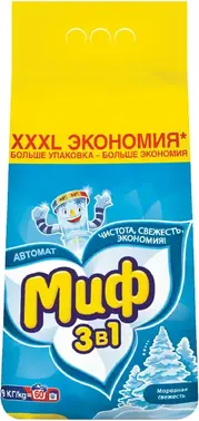 Миф Морозная Свежесть стиральный порошок