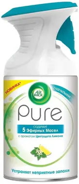 Air Wick Pure 5 Эфирных Масел Цветущий Лимон освежитель воздуха аэрозоль