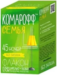 Комарофф Семья 45 Ночей жидкость от комаров без запаха