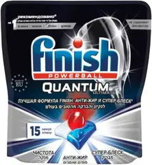 Finish Powerball Quantum Ultimate капсулы для мытья посуды в посудомоечной машине