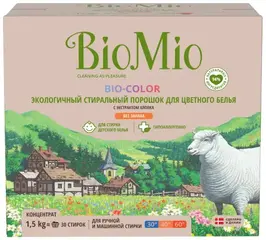 Biomio Bio-Color экологичный стиральный порошок концентрат для цветного белья