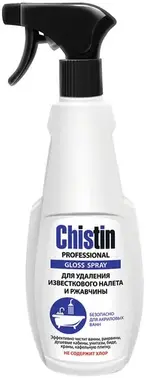 Чистин Professional Gloss Spray средство для удаления известкового налета и ржавчины