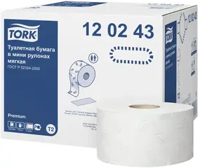 Tork Premium T2 бумага туалетная в мини-рулонах