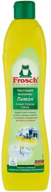 Frosch Лимон чистящее молочко для поверхностей на кухне и в ванне