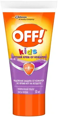 ОФФ Kids детский крем от комаров
