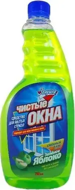 Золушка Чистые Окна Зеленое Яблоко средство для мытья стекол