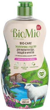 Biomio Bio-Care с Эфирным Маслом Вербены экологичное средство для мытья овощей, фруктов и посуды