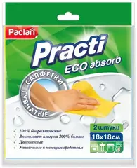 Paclan Practi Eco Absorb салфетки губчатые