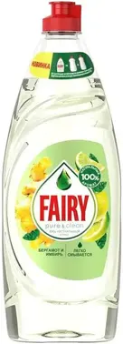 Fairy Pure & Clean Бергамот и Имбирь средство для мытья посуды