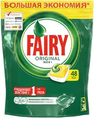 Fairy Original All in One Лимон капсулы для посудомоечной машины