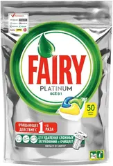 Fairy Platinum All in One Lemon капсулы для посудомоечной машины