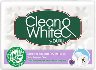 Duru Clean & White против Пятен мыло хозяйственное
