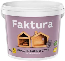 Faktura лак для бань и саун