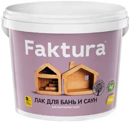 Faktura лак для бань и саун