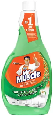 Мистер Мускул средство чистящее для стекол со спиртом