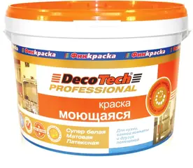 Decotech Professional краска моющаяся латексная