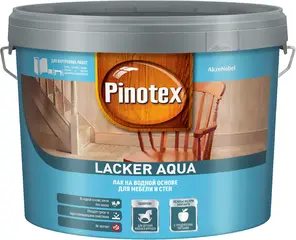 Пинотекс Lacker Aqua лак на водной основе для мебели и стен
