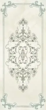 Gracia Ceramica Visconti коллекция Visconti Turquoise Decor 02 декор настенный (250*600 мм/10 мм) бежевый/бирюзовый