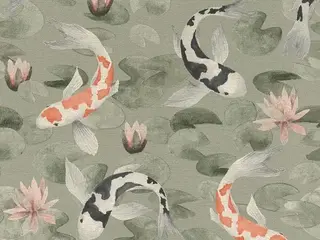 Rasch Kimono 409437 обои виниловые на флизелиновой основе