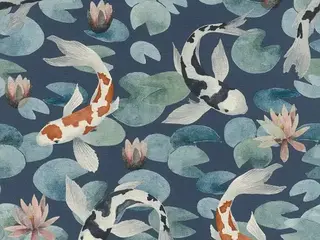 Rasch Kimono 409444 обои виниловые на флизелиновой основе