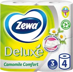 Zewa Deluxe Camomile Comfort бумага туалетная