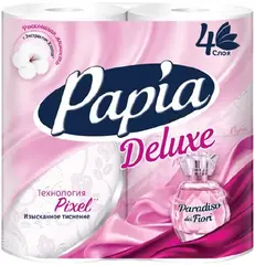 Papia Deluxe Paradiso Fiori бумага туалетная