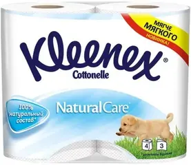 Kleenex Natural Care бумага туалетная