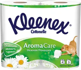 Kleenex Aroma Care Нежная Ромашка бумага туалетная