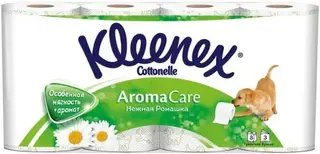 Kleenex Aroma Care Нежная Ромашка бумага туалетная