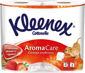 Kleenex Aroma Care Сочная Клубника туалетная бумага