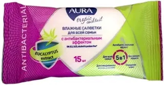 Aura Tropic Cocktail салфетки влажные с антибактериальным эффектом