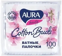 Aura Beauty Cotton Buds ватные палочки