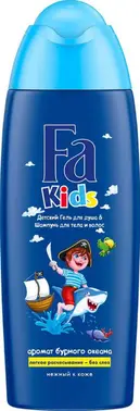 Fa Kids Аромат Бурного Океана гель для душа и шампунь для тела и волос детский