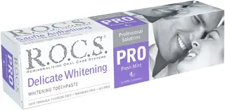R.O.C.S. Pro Fresh Mint Деликатное Отбеливание зубная паста