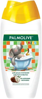 Палмолив Kids Масло Кокоса гель для душа и купания для тела и волос