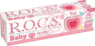 R.O.C.S. Baby Яблоко зубная паста для детей от 0-3 лет
