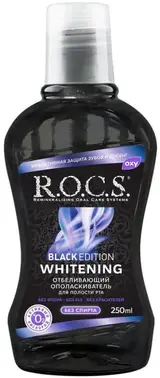 R.O.C.S. Black Edition ополаскиватель для полости рта отбеливающий