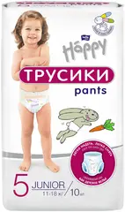 Bella Baby Happy Junior подгузники-трусики детские 11-18 кг
