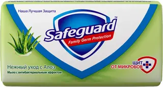 Safeguard Нежный Уход с Алоэ мыло туалетное антибактериальное