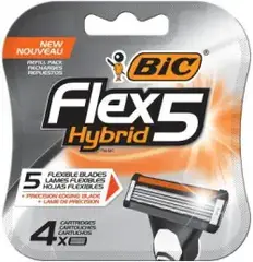 Bic Flex 5 Hybrid мужская бритвенная система со сменными кассетами