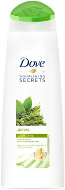 Dove Nourishing Secrets Детокс с Чаем Матча и Рисовым Молоком шампунь для волос