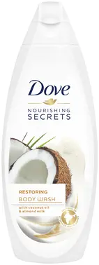 Dove Nourishing Secrets Ритуал Красоты Восстановление с Маслом Кокоса и Миндальным Молочком крем-гель для душа