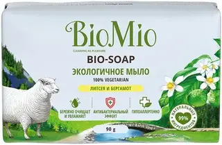 Biomio Bio-Soap Литсея и Бергамот мыло экологичное