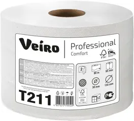 Veiro Professional Comfort туалетная бумага в средних рулонах