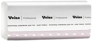 Veiro Professional Premium полотенца бумажные для рук Z-сложение