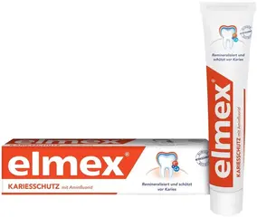 Колгейт Elmex Kariesschutz mit Aminfluorid паста зубная защита от кариеса