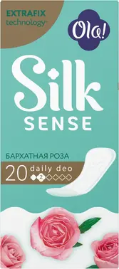 Ola! Silk Sense Daily Deo Бархатная Роза прокладки ежедневные